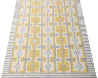 Authentic Swedish Flatweave Klim Rugs: Timeless Nordic Charm for Your Home