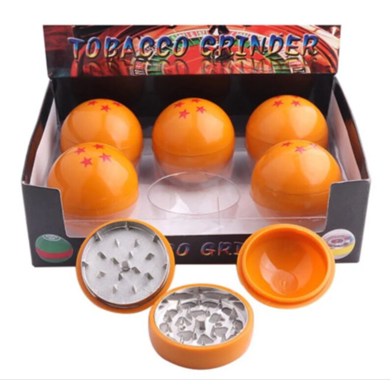 Dragon Ball Z Themed Grinder 3 Piece Spice Tobacco Herb Pot Grinder 420