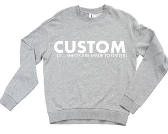 Custom patch sweatshirt