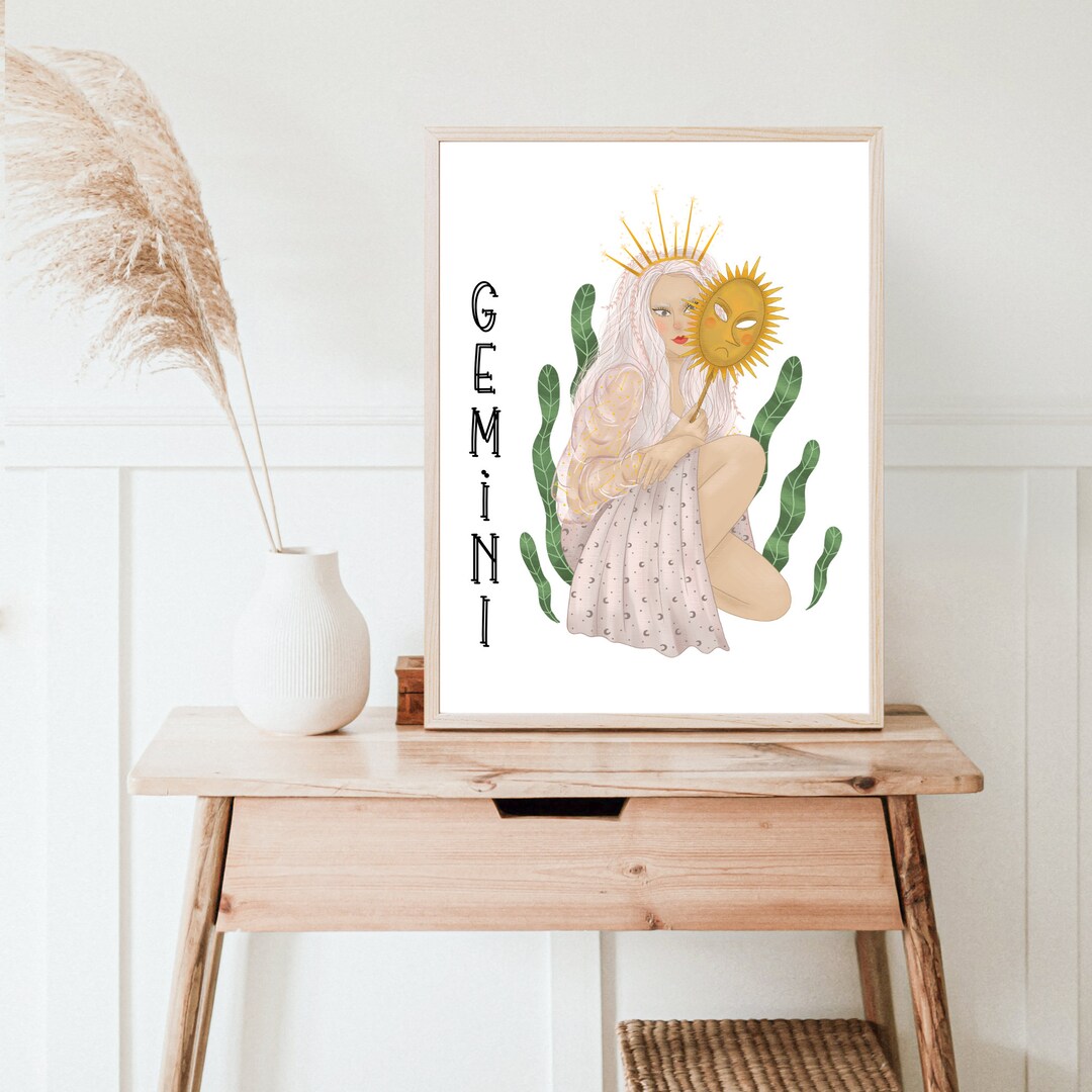 Gemini SVG Gemini PNG Gemini Zodiac Svg Zodiac Svg Gemini Print Gemini