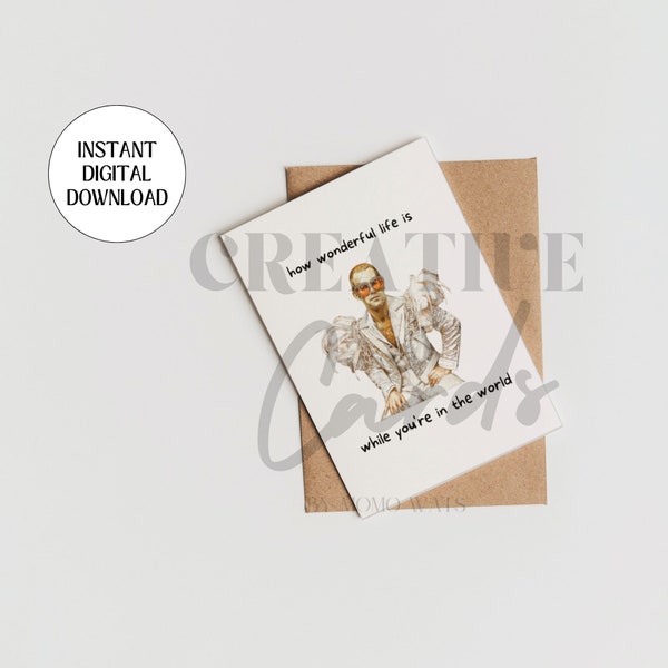 Elton John Printable Birthday Card Etsy Canada elton-john-printable-birthday-card-etsy-canada