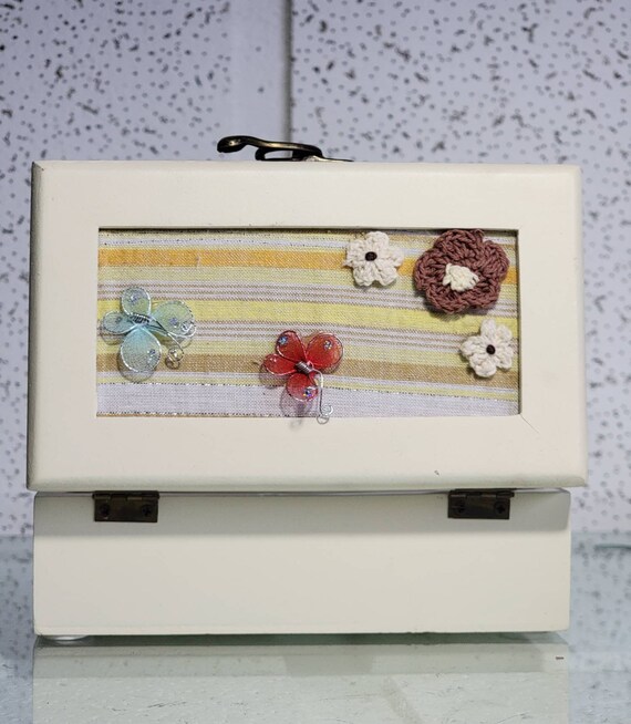Boîte à Bijoux Vintage En Métal - Occasion - Déco Rétro Et Pratique