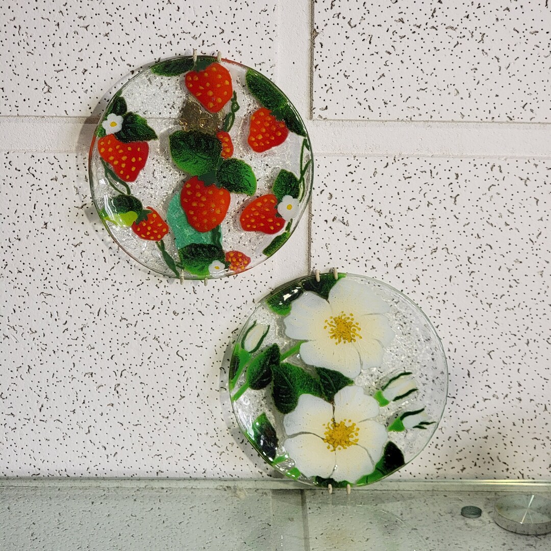 Eroded Glass Wall Plates