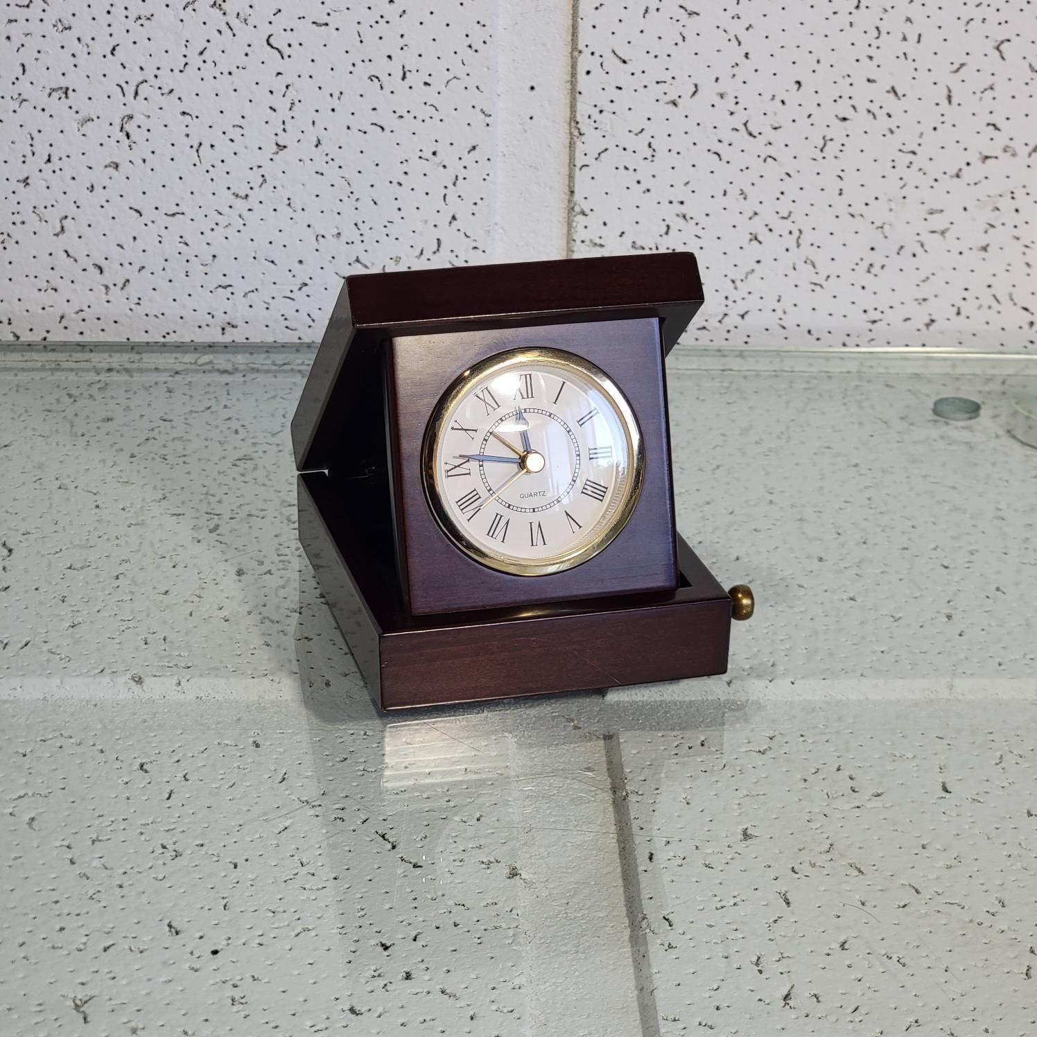Taiwan Clock Clock and Photo Frame Wooden Case / Antique Box Hologe Taiwan. - Etsy