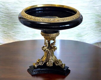 ボヘミア クリスタル フット ボウル / ボヘミアン クリスタル ボンボ