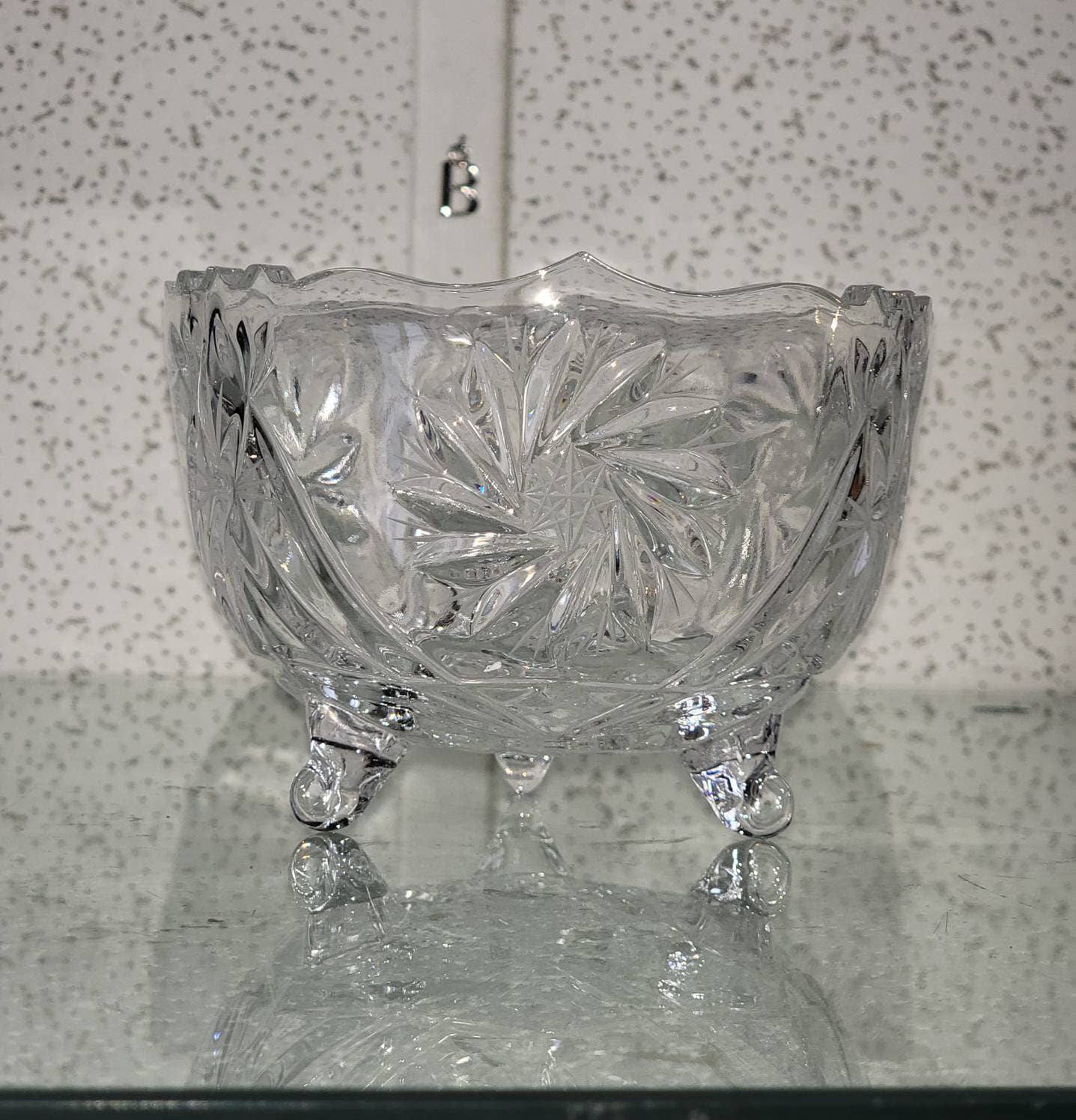 ボヘミア クリスタル フット ボウル / ボヘミアン クリスタル ボンボ