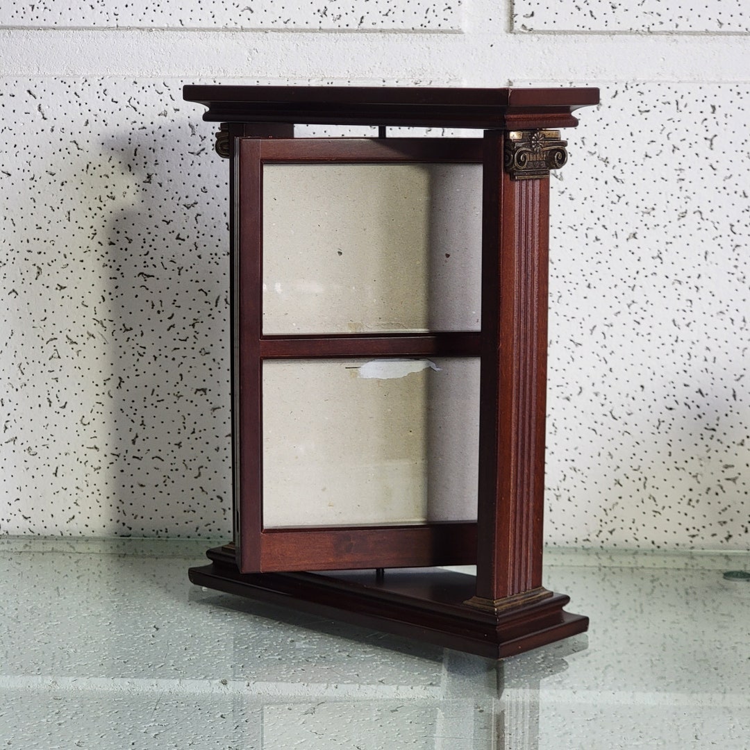 Solid Wood Revolving Oven Photo Frame. Rotating Picture Frame. - Etsy