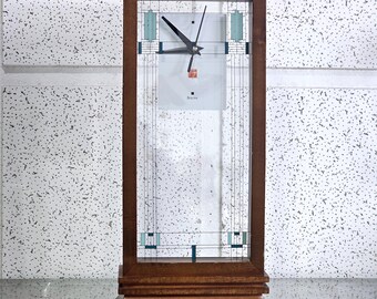 フランクロイドライト掛け時計 時報 BULOVA マントル時計 振り子時計 フランクロイドライト掛け時計 時報 BULOVA マントル時計 振り子時計