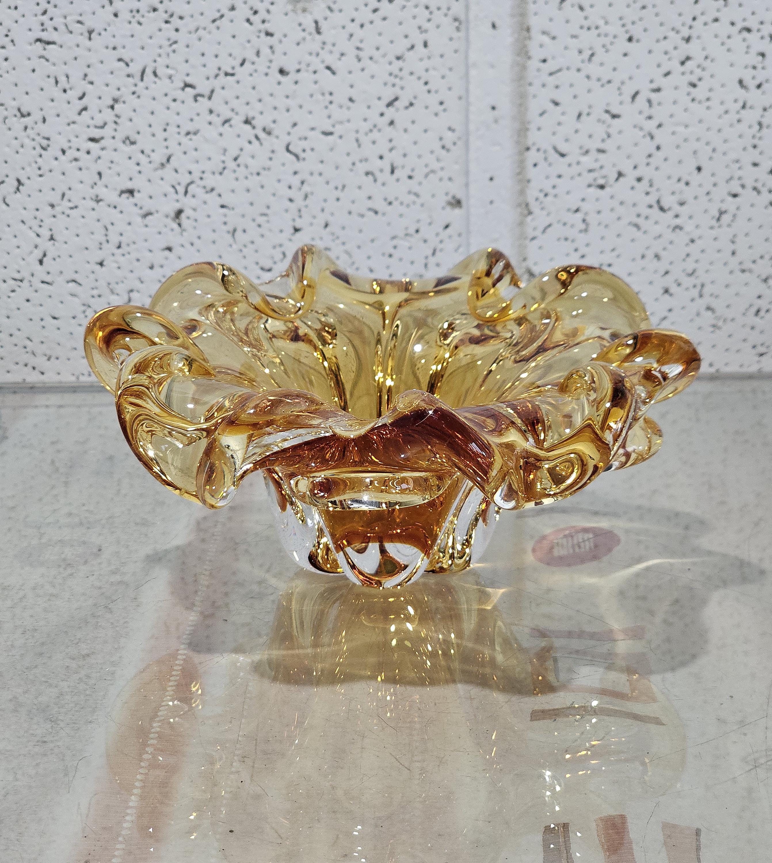 MURANO GOLD 24K HAND DECORATED ムラノ 灰皿 MURANO GOLD 24K HAND DECORATED ムラノ 灰皿 MURANO GOLD 24K HAND
