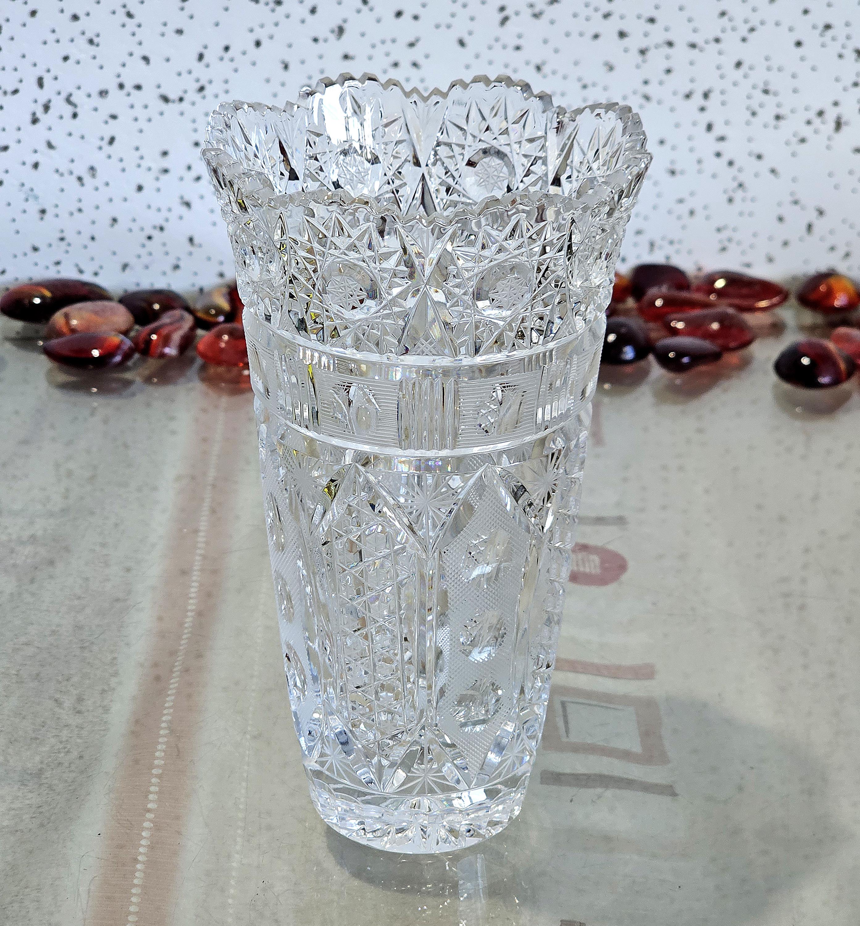 Poland crystal vase - Etsy 日本