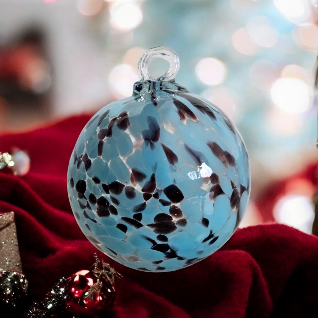 Kitras Spirit Kitras Art Glass Ornament, Tree Enchantment, Multicolored. Blown Glass ...