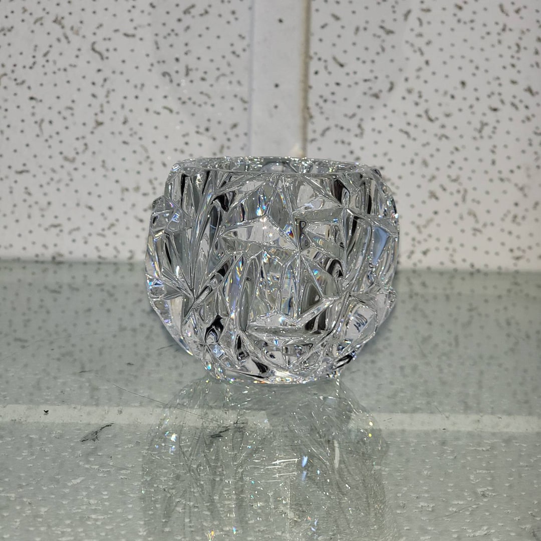 Tiffany & Co Candlestick Crystal Votive Candle Holder With Etsy