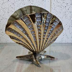 Shellfish MCM HUGE Nautical Magazine Rack in Brass, Shellfish With ...