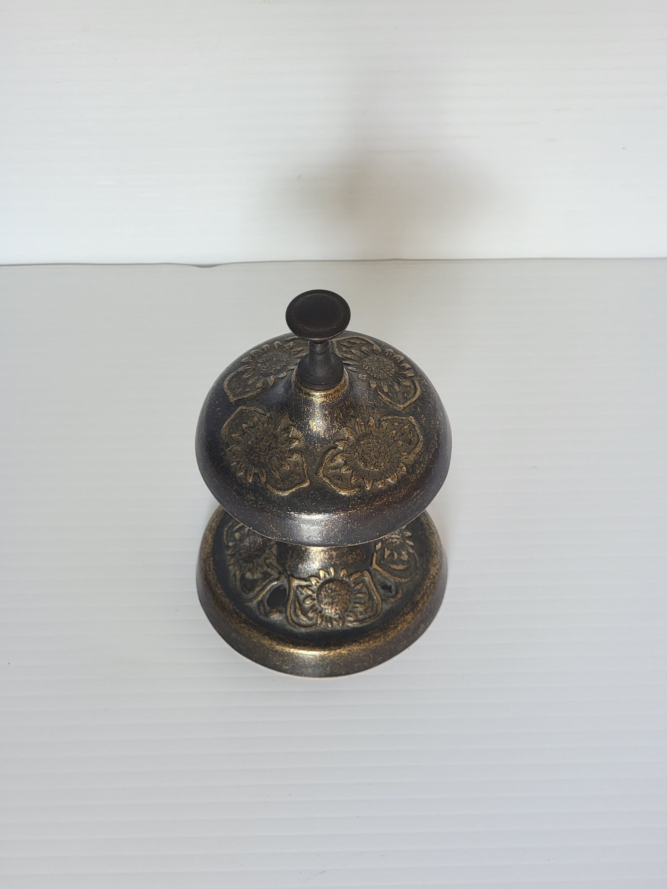 19th Century English Sterling Silver Desk Bell Reception Service Bell - View #4