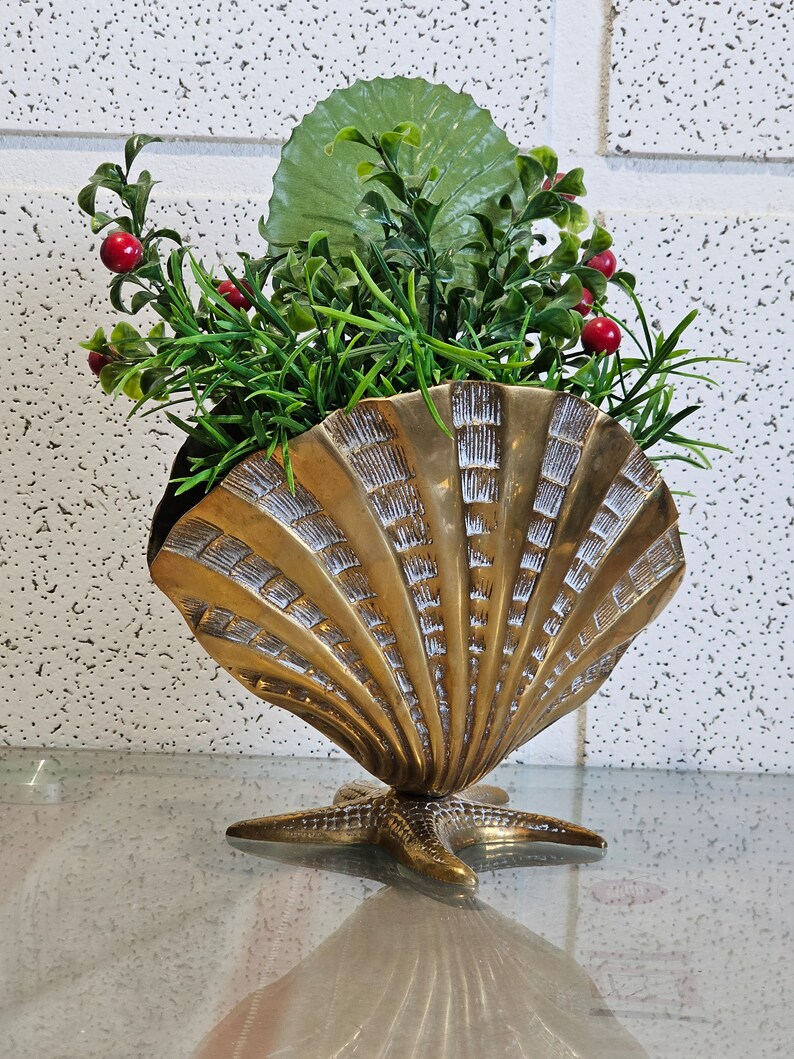 Shellfish MCM HUGE Nautical Magazine Rack in Brass, Shellfish With ...