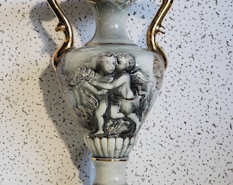 Antique pereiras valado porcelain vase made in portugal.