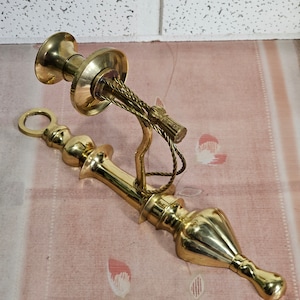 Vintage Brass Wall Sconce Candle holder / brass wall sconces candle sconces decorative/ candle sconce ornate wall decor.