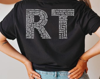 Personalized Respiratory Therapist t-shirt, gift for respiratory therapist, Pulmonary Nurse Shirt RT graduation gift, RT t-shirt gift