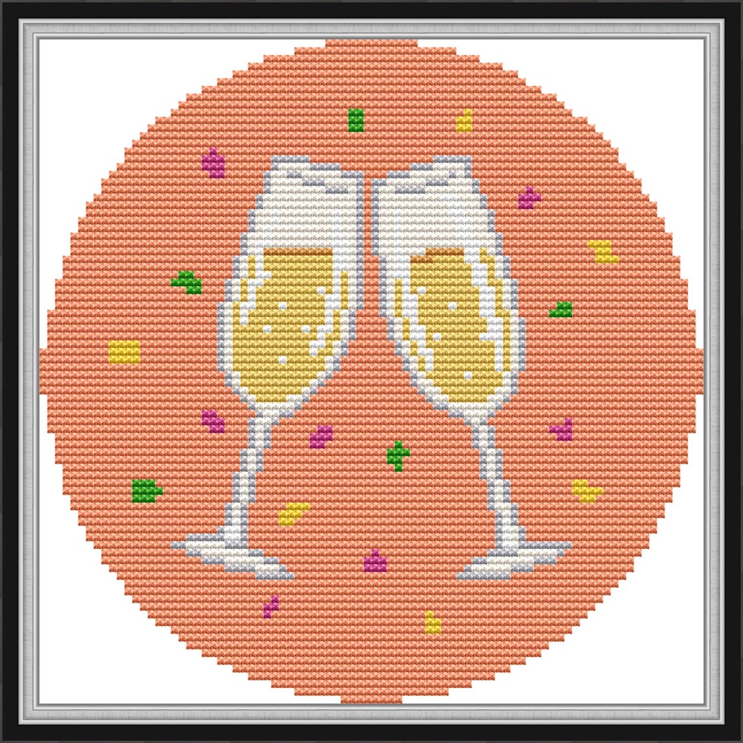 Sacramento Stitchery Cross Stitch Kits, 11CT Stamped Starter Kits for Beginnersnew Year