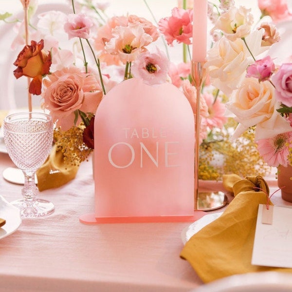 Acrylic Table Number - Etsy