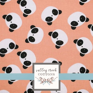 Panda-monium Baumwoll-Bekleidung Quilting Stoff Meterware