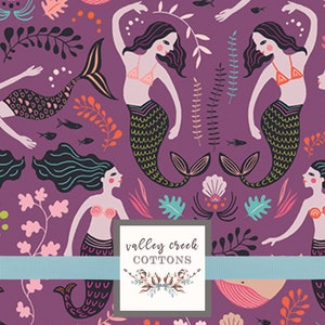 Siren Song Orchid Cotton Apparel Quilting Fabric by the Yard | Art Gallery Fabrics