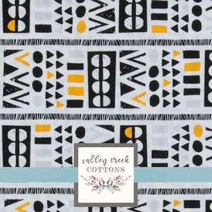 Tribal Mudcloth Cotton Apparel Quilting Fabric by the Yard