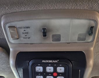 Panel de interruptores superiores para Toyota 4Runner Auxbeam 6/8/8 XL (1996-2002)
