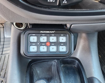Soporte para cenicero de panel de interruptores Auxbeam 6/8 para Toyota Sequoia/Tundra de primera generación (2001-2007)