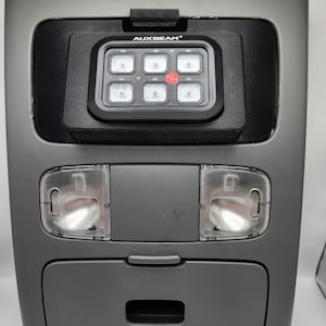 2005-2011 Toyota Tacoma Overhead 3D Printed Auxbeam 6/8 Gang Switch Panel Mount