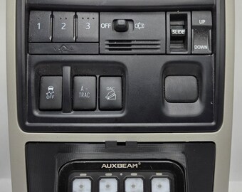 Panel de interruptores de techo para Toyota 4Runner Auxbeam 6/8/8XL (2010-2023)