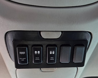 Panel de interruptores estilo OEM para montaje superior en Toyota Sequoia/Tundra de primera generación (2001-2007)