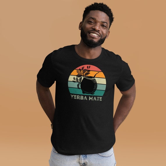 Yerba Mate T-shirt / Yerba Mate Men's Black Shirt / South - Etsy