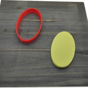 Ovaler Ausstecher/ Fondant Cutter/ Tonschneider, Hochwertiges, einzigartiges Design