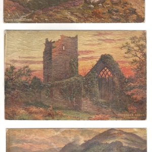 Vintage Raphael Tuck Oilette Killarney Ireland Series Picture Postcards 9 Postcards