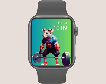 Gym Rat PNG Apple Watch Face Gift for Him Smartwatch -  Denmark