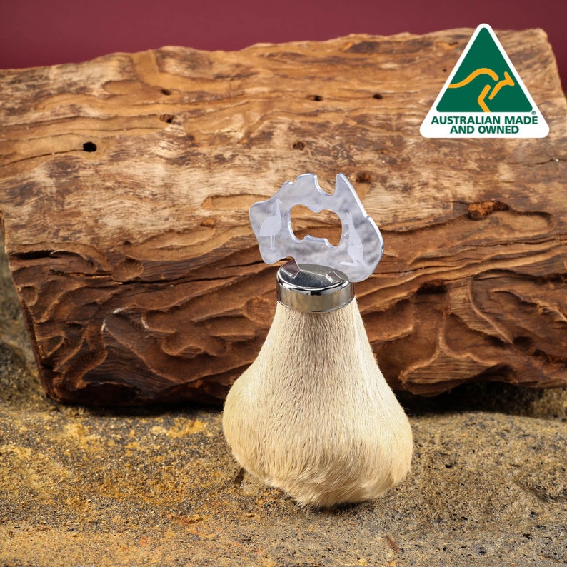 Australian Souvenir Genuine Kangaroo Scrotum Bottle Opener, Gift medium