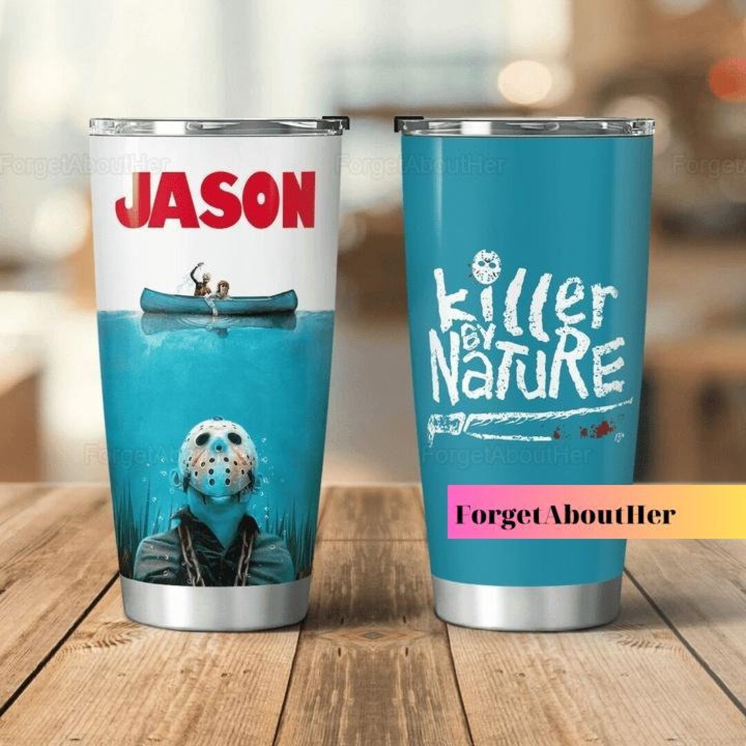 Christmas Jason Voorhees Tumbler Friday the 13th Tumbler Etsy