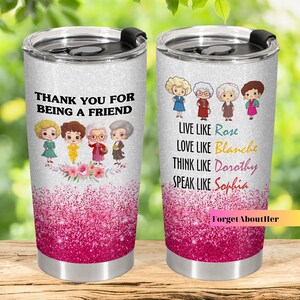 The Golden Girls Squad Goals 10-Ounce Stainless Steel Stemless Tumbler w/  Lid