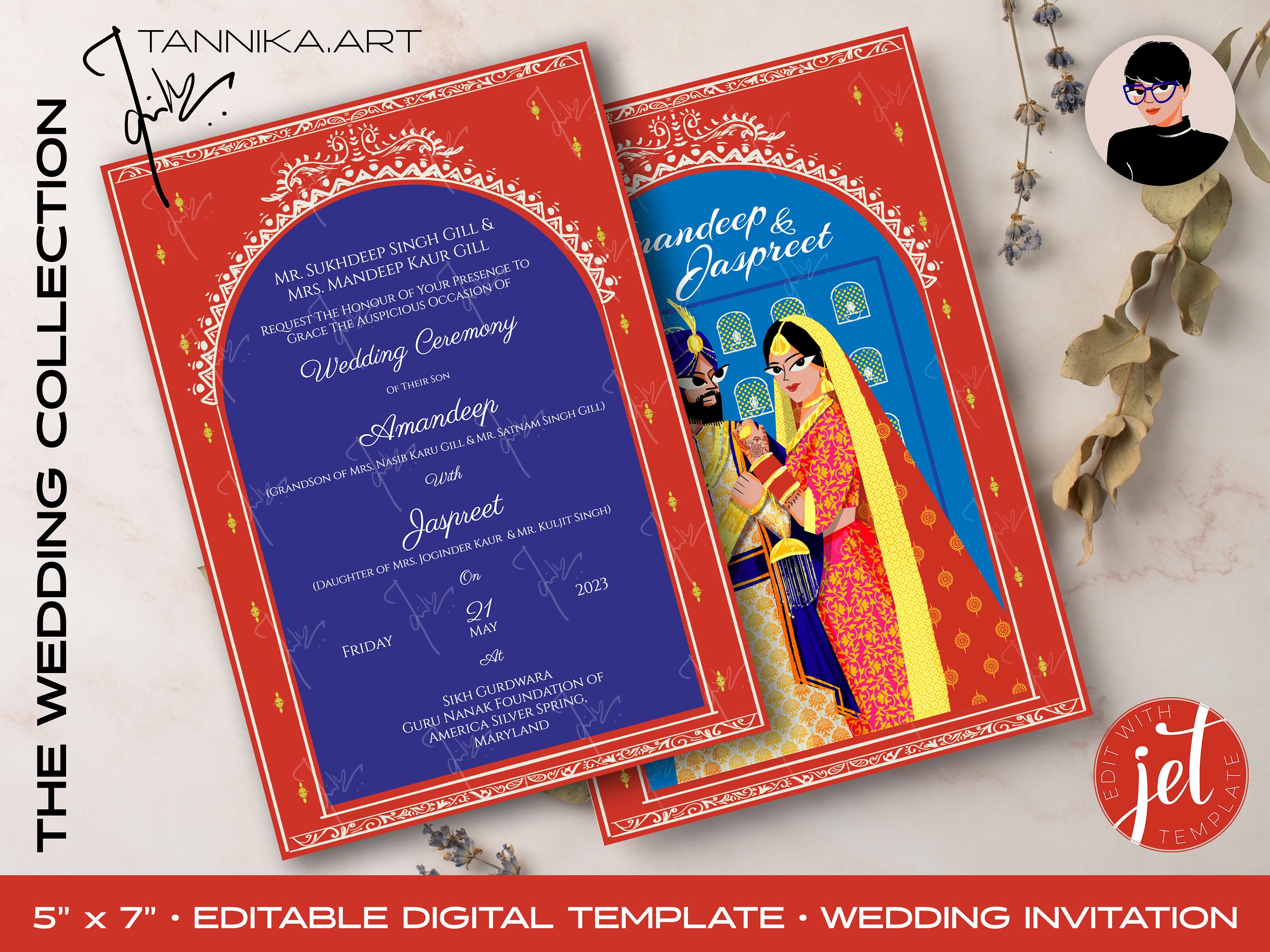 Personalized custom invitation