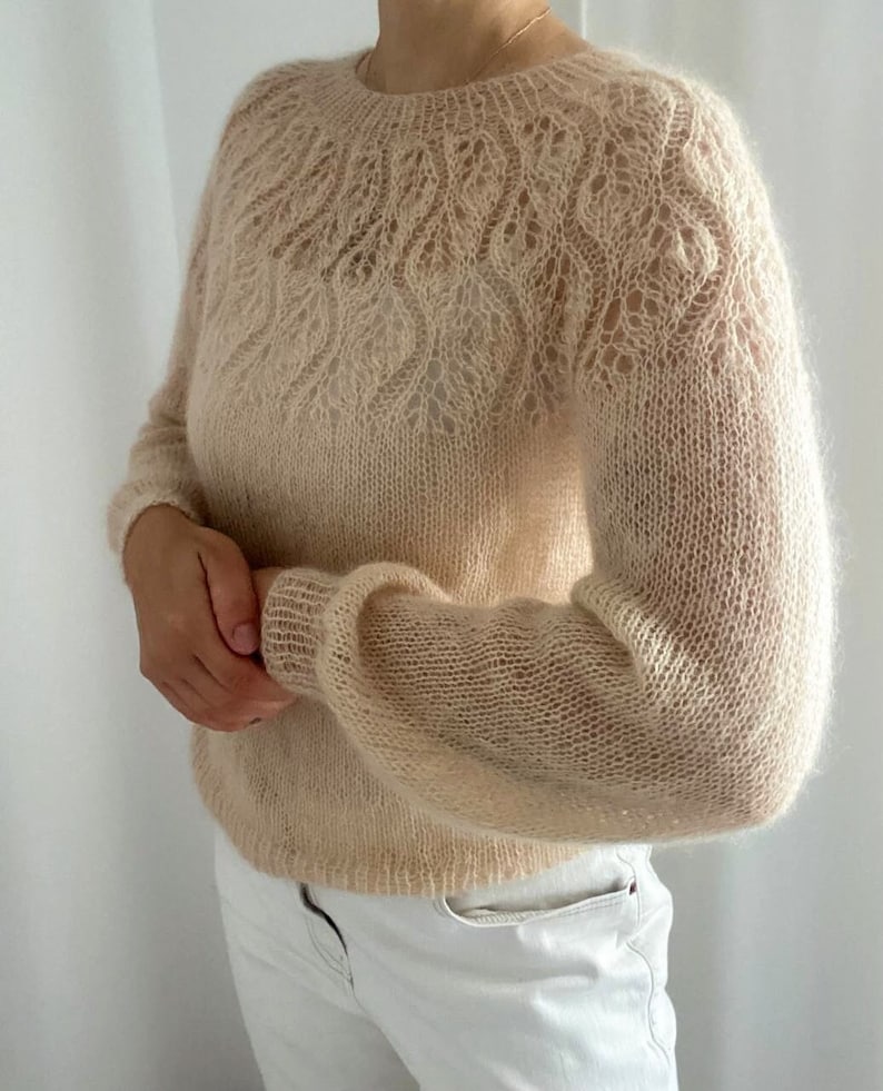 N-Latora Mohair Knit Beige