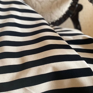Tissu velours par mètre,Tissu velours au mètre,Tissu d&#39;ameublement,Matériau d&#39;ameublement pour meubles,Tissu velours noir et blanc de luxe à rayures