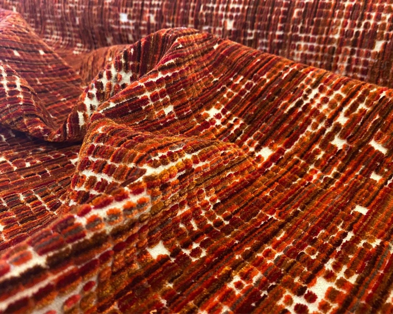 End of Stock Fabric,upholstery Velvet Fabric,furniture Fabric,orange