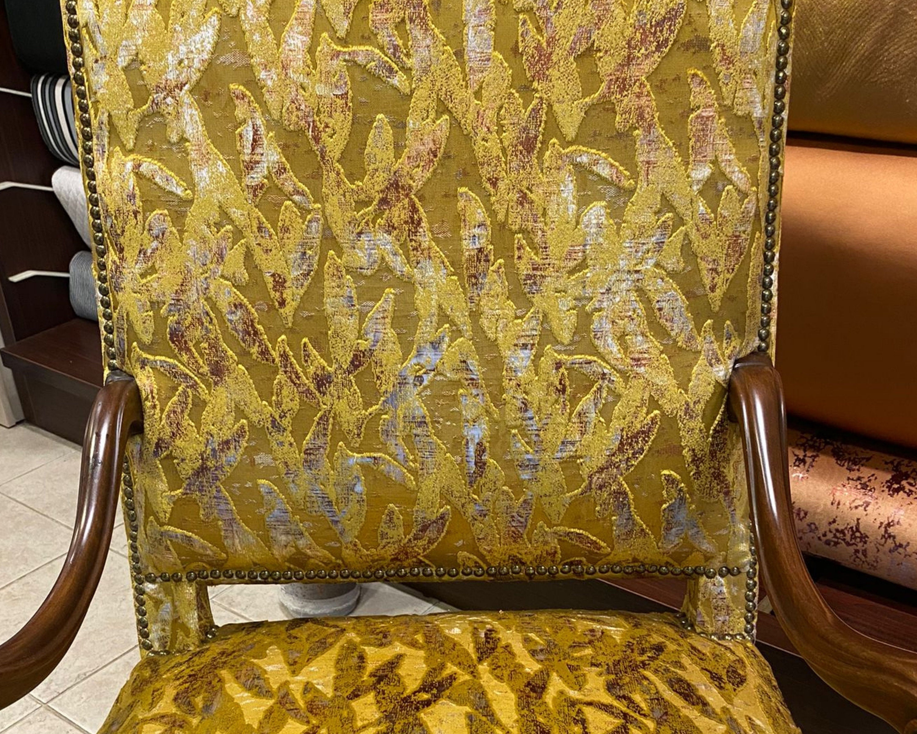 Yellow Upholstery Fabric Upholstery Fabric by the Etsy