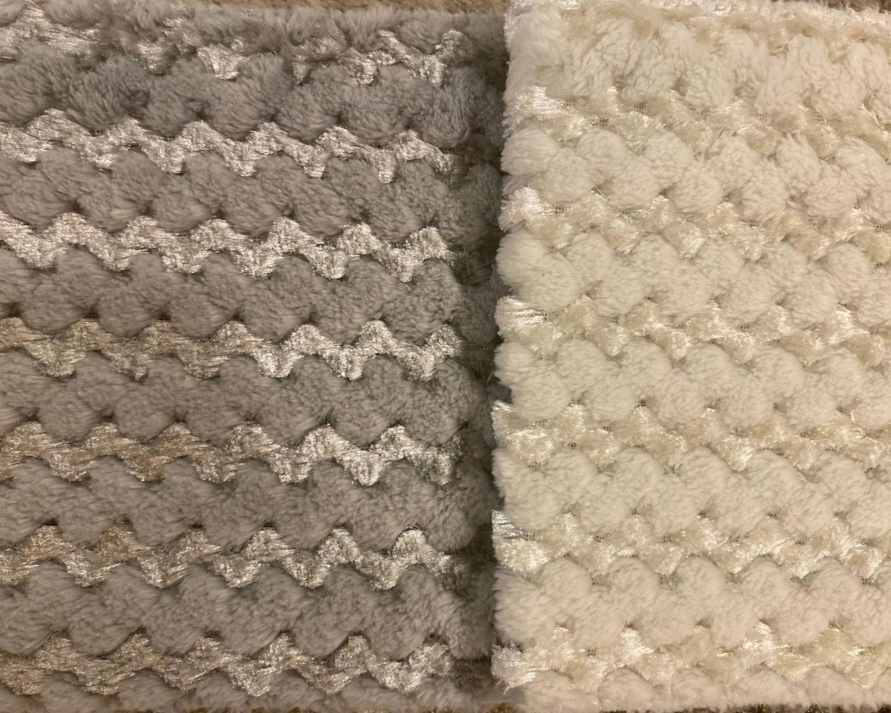 YANGUANG Kunstfell Stoff 160x50cm - Brauner Faux Wolf Pelz Für DIY Kleidung & Deko