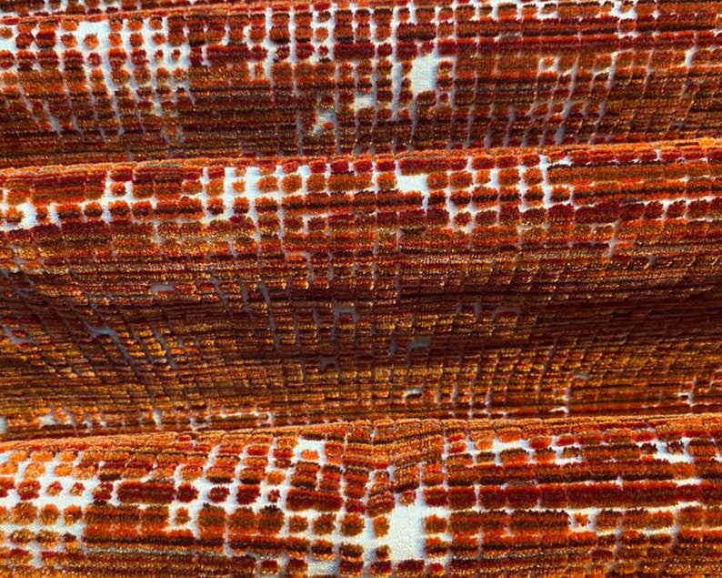 End of Stock Fabric,upholstery Velvet Fabric,furniture Fabric,orange