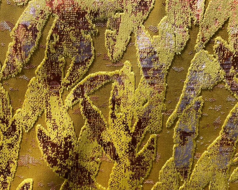 Yellow Upholstery Fabric Upholstery Fabric by the Etsy