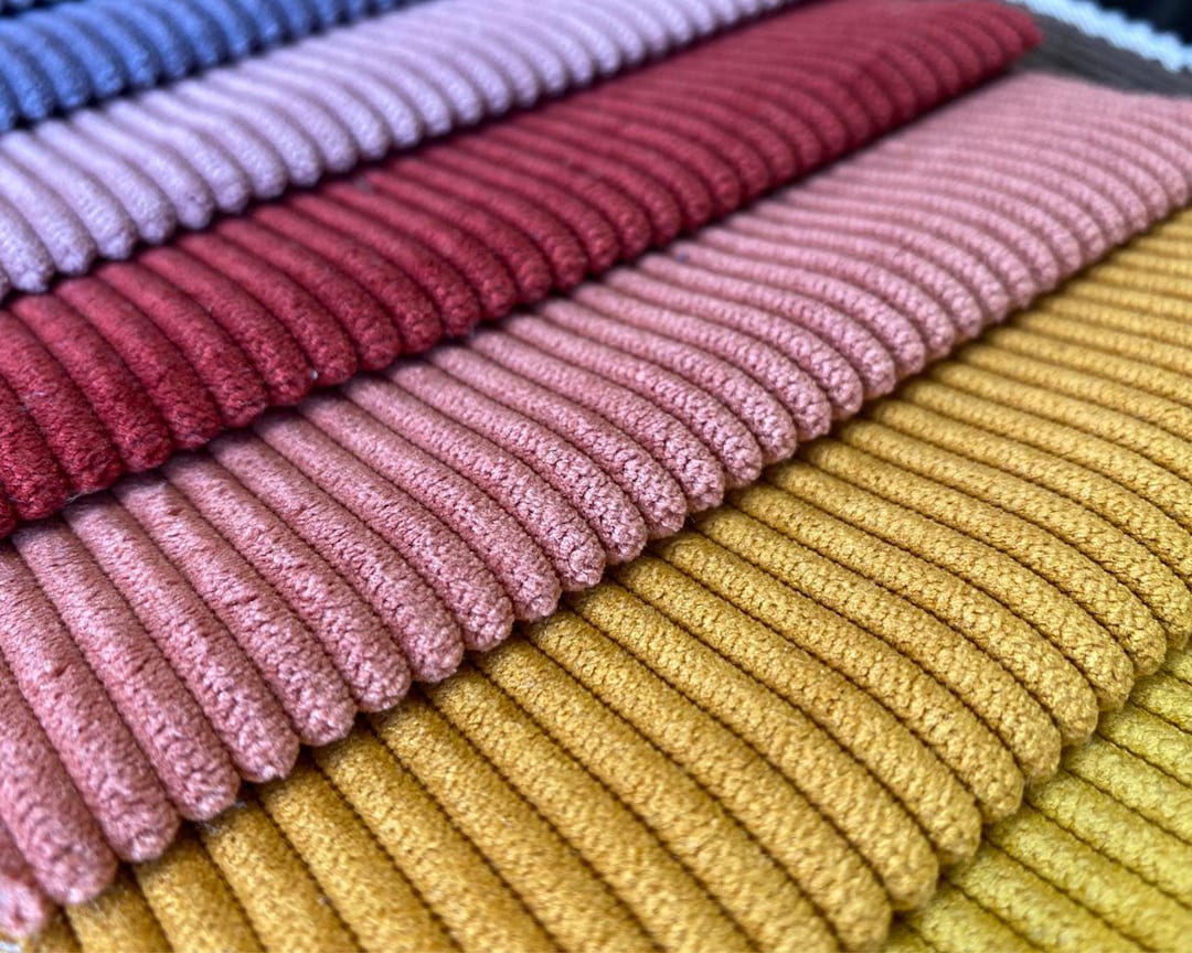 Corduroy Upholstery Fabric by the Yard/ Decorative Velvet Etsy