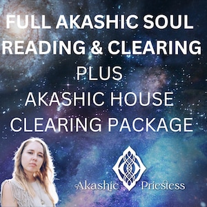 AKASHIC RECORD reading & clearing Plus akashic house clearing PDF Package intuitive psychic readings akashic readings akashic record reading