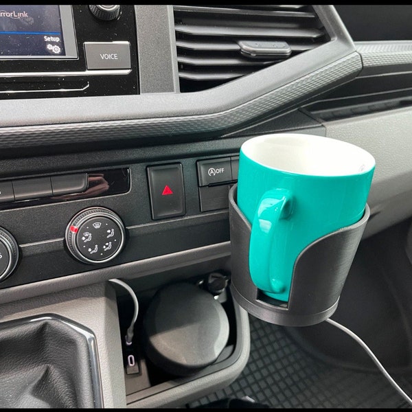 Cupholder Becherhalter Tassenhalter VW T6.1 Transporter 3D Druck